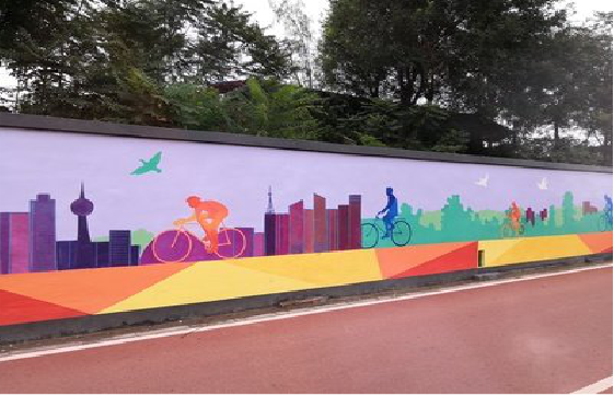 攸县墙体彩绘-围墙