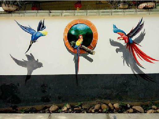 攸县视觉错位-3D墙绘设计