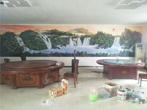 攸县墙绘-写实风景