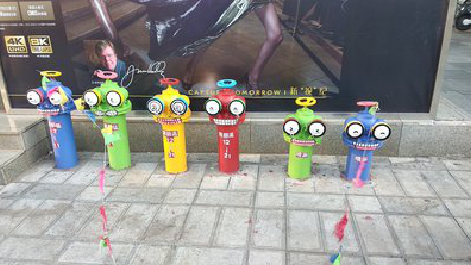 攸县商业区彩绘