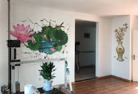 攸县墙体彩绘相比墙纸的优势。