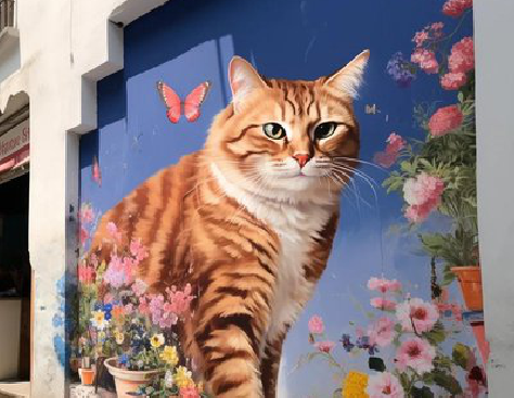 攸县自己绘制有个性的手绘墙