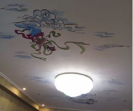 攸县如何快速绘制天花板上的手绘墙?