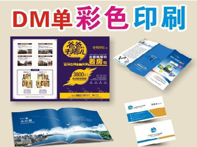 攸县单页印刷,色彩搭配简单。